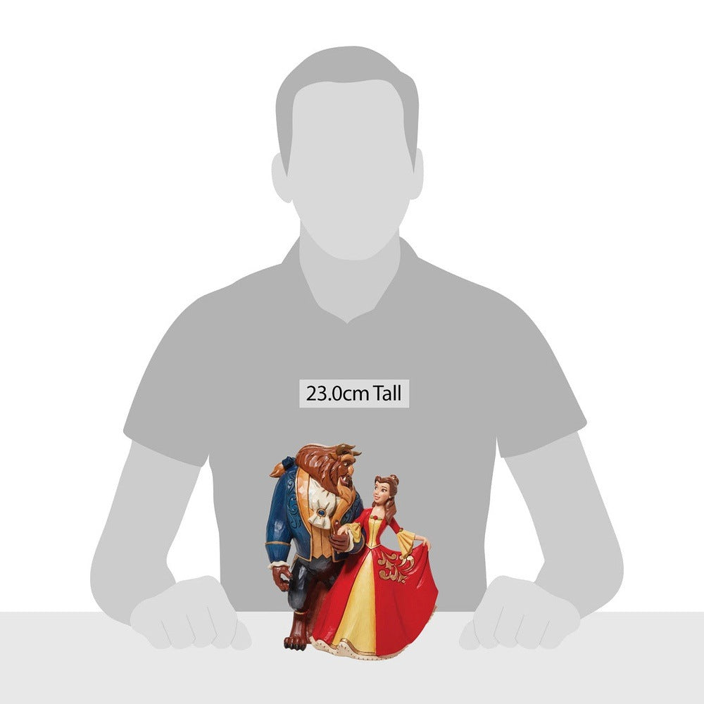 Jim Shore Disney Traditions: Enchanted Beauty and the Beast Figurine