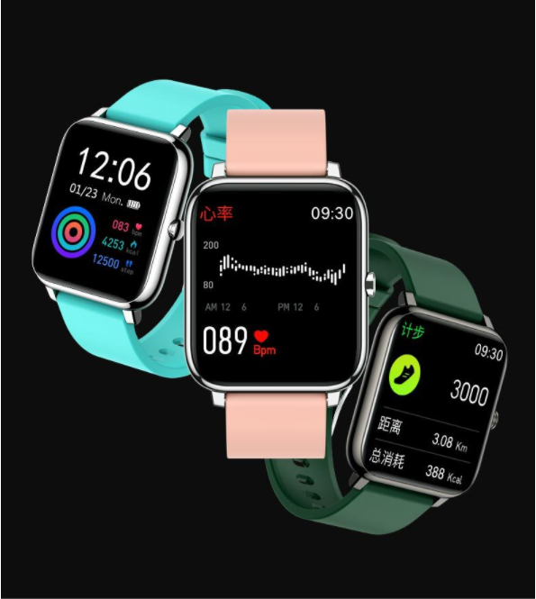 P22 Smart Watch with IPS Color Screen and HRS 3300 PPG Chip