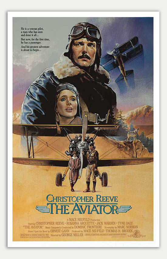 Aviator Movie Poster Reprint, 1985 Edition
