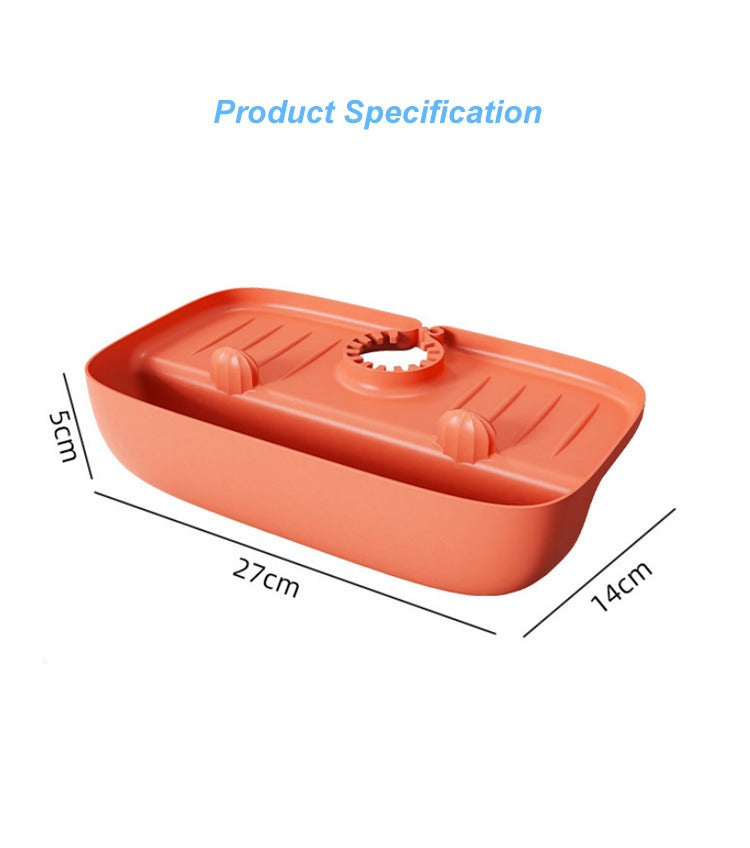 Upgraded Silicone Sink Organizer - Multipurpose Sponge, Soap, and Brush Holder