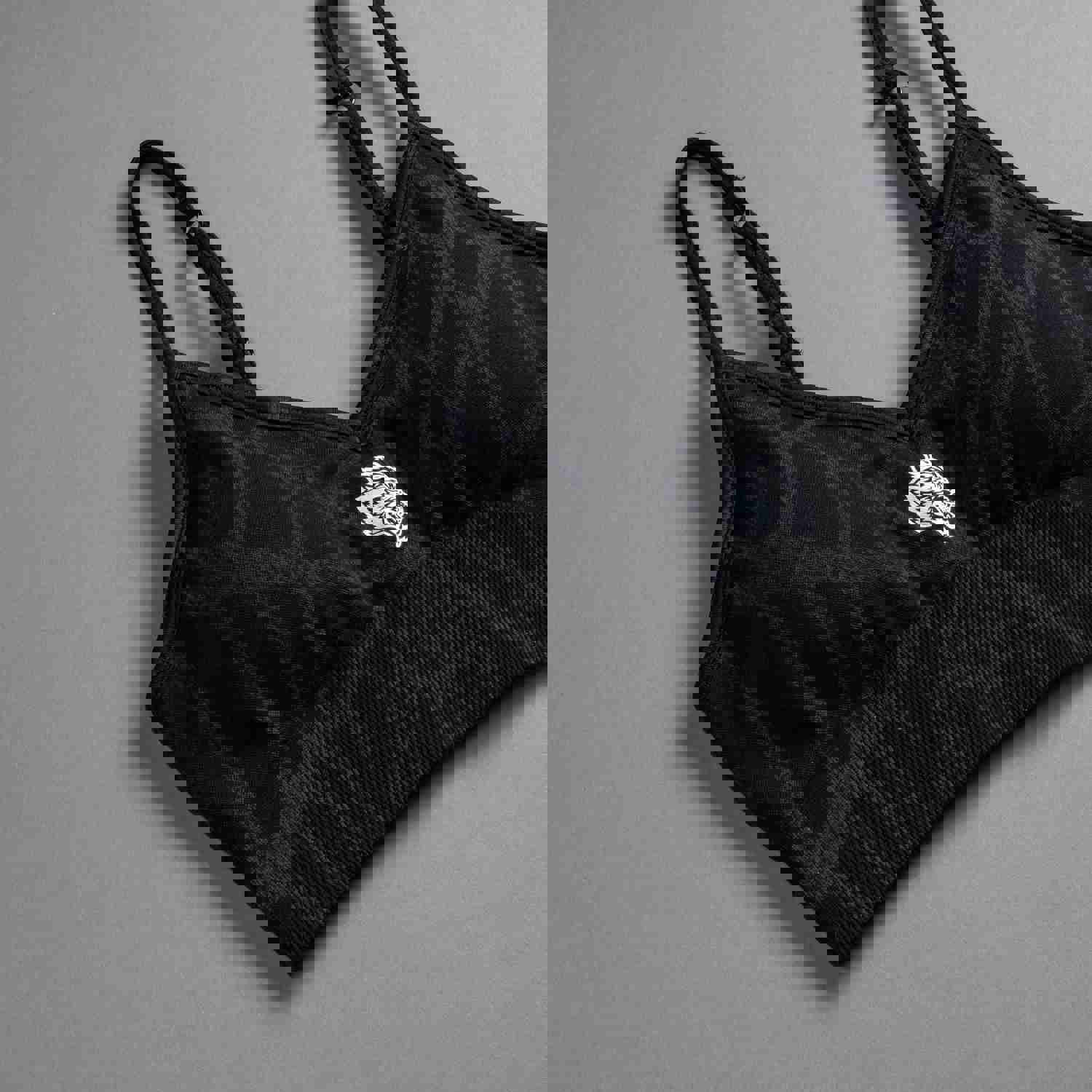 Chopper Everson Seamless Sports Bra in Black Symbiote Web V2