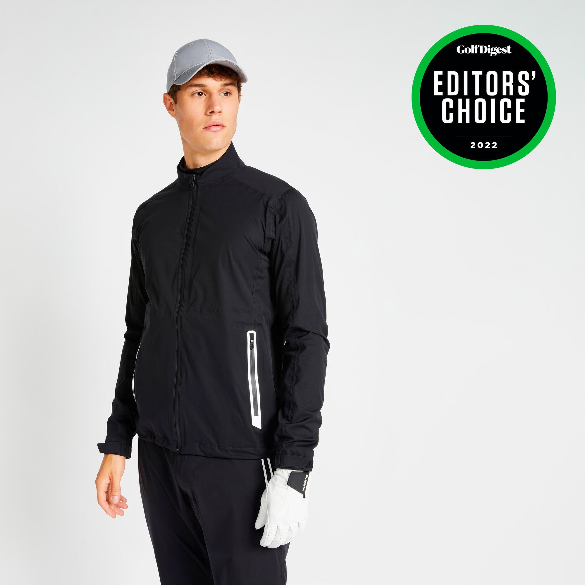 Men's Golf Waterproof Jacket - RW500 Navy Blue