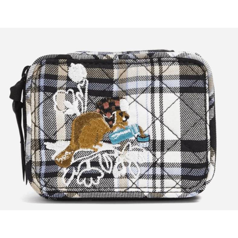 Weekday Travel Pill Organizer - Quilted Cotton Case