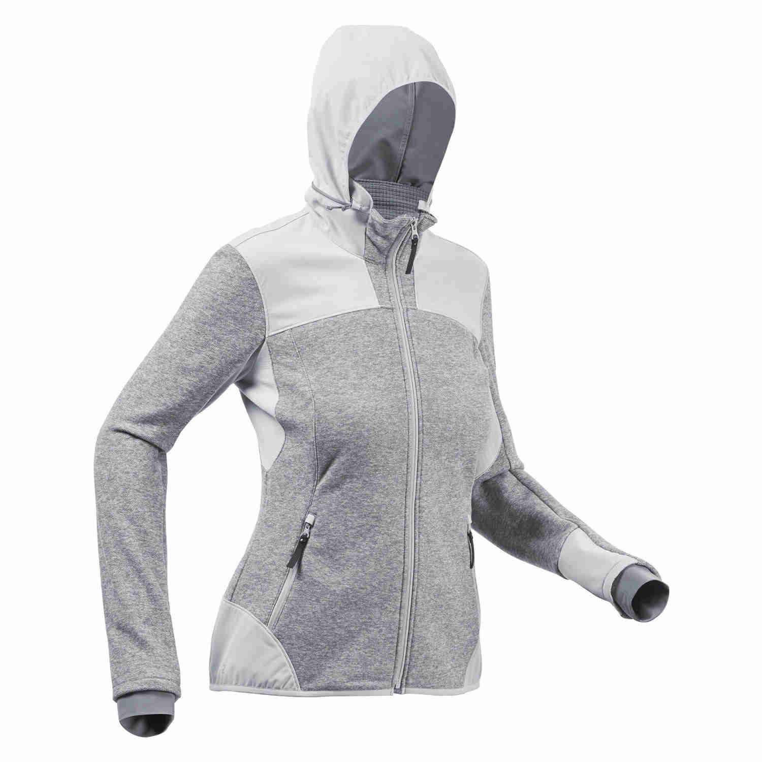 Quechua Women's SH500 Waterproof Fleece Hiking Jacket