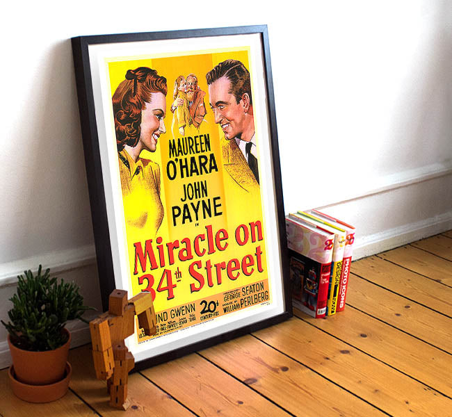 Vintage 1947 Miracle On 34th Street Movie Poster
