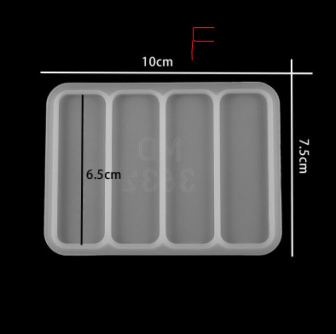 Silicone Hair Barrette Molds for Creative Epoxy Crafts
