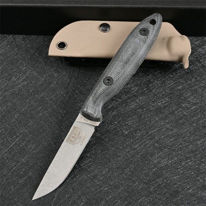 Rugged DC53 Steel Fixed Blade Survival Knife with Kydex Sheath