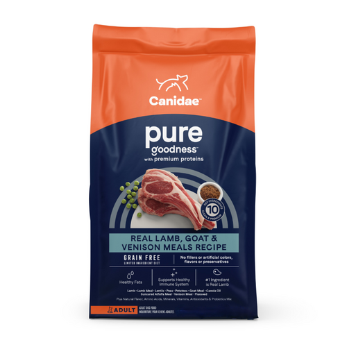 Canidae PURE Grain-Free Dry Dog Food - Lamb, Goat & Venison