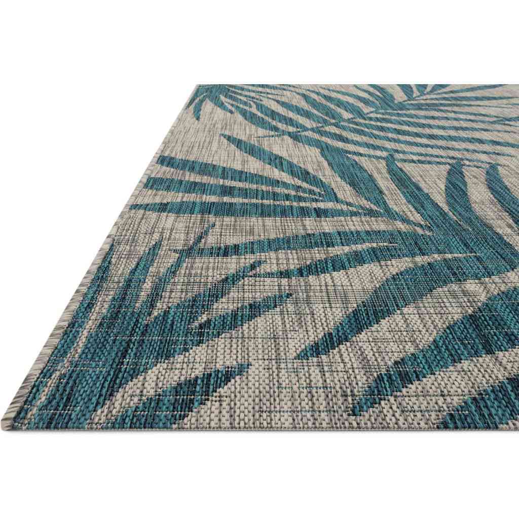 Loloi Isle (IE-10) Grey/Aqua Indoor/Outdoor Area Rug