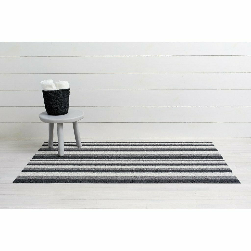 Chilewich Bounce Stripe Shag Mat, Durable and Stylish Indoor/Outdoor Mat