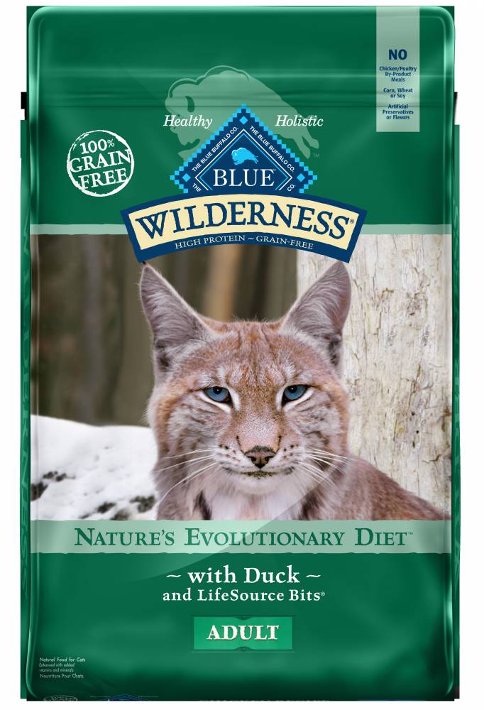 Blue Buffalo Wilderness Grain-Free Duck Recipe Dry Cat Food