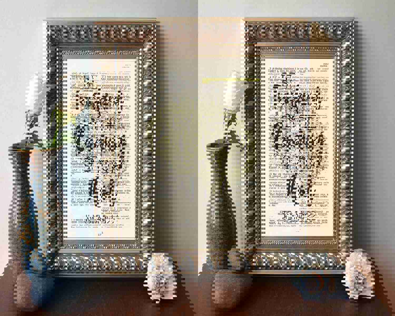 Transform Your Mind with Romans 12:2 Christian Art Print