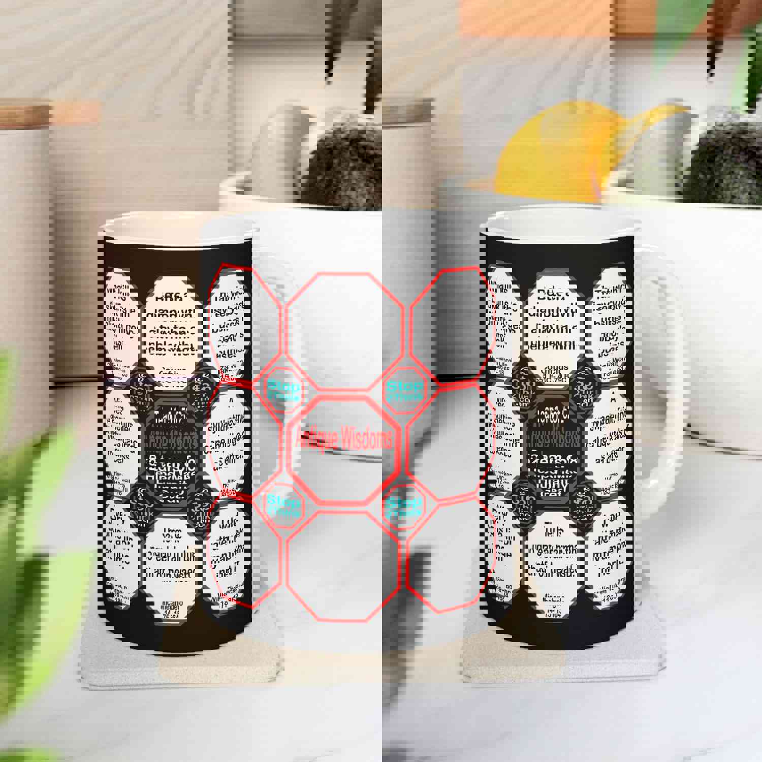 Team 51 Wisdom Mug - Sip and Reflect on Great Minds