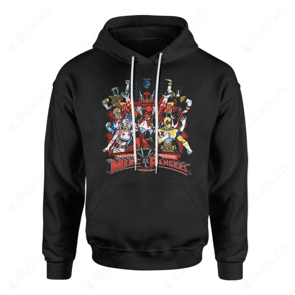 Mouthy Murderin Merc Rangers Custom Graphic T-Shirt