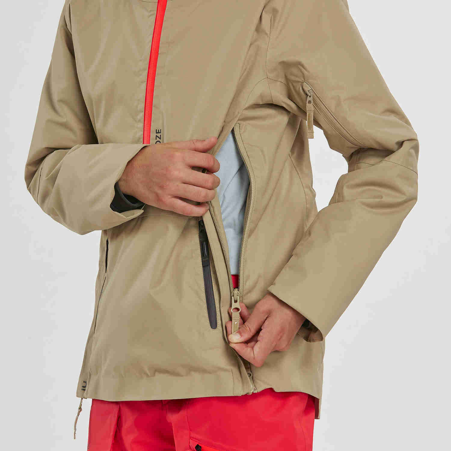 FR500 Girls' Hooded Freeride Ski Jacket