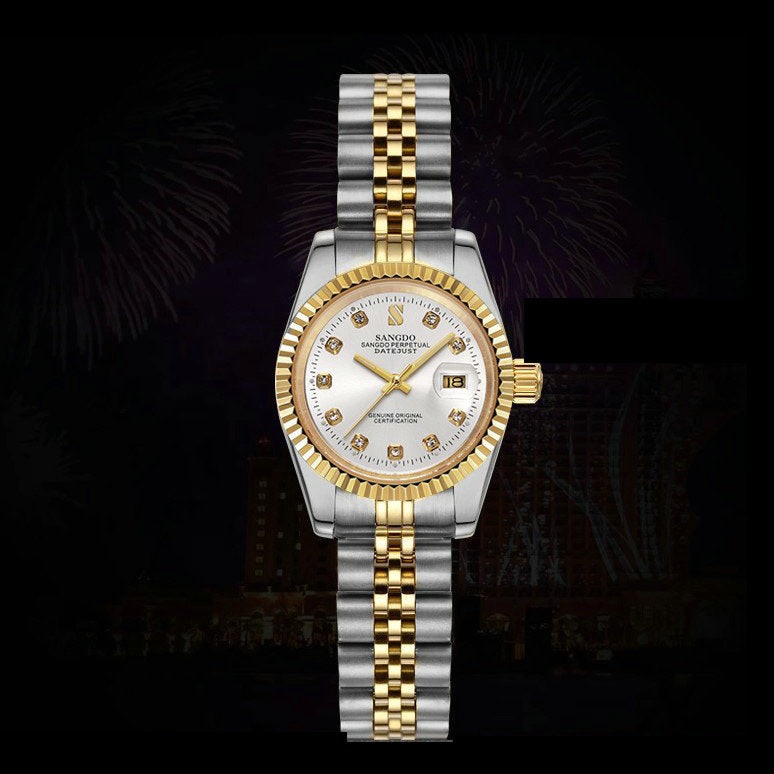 Vintage Round Automatic Mechanical Women's Watch