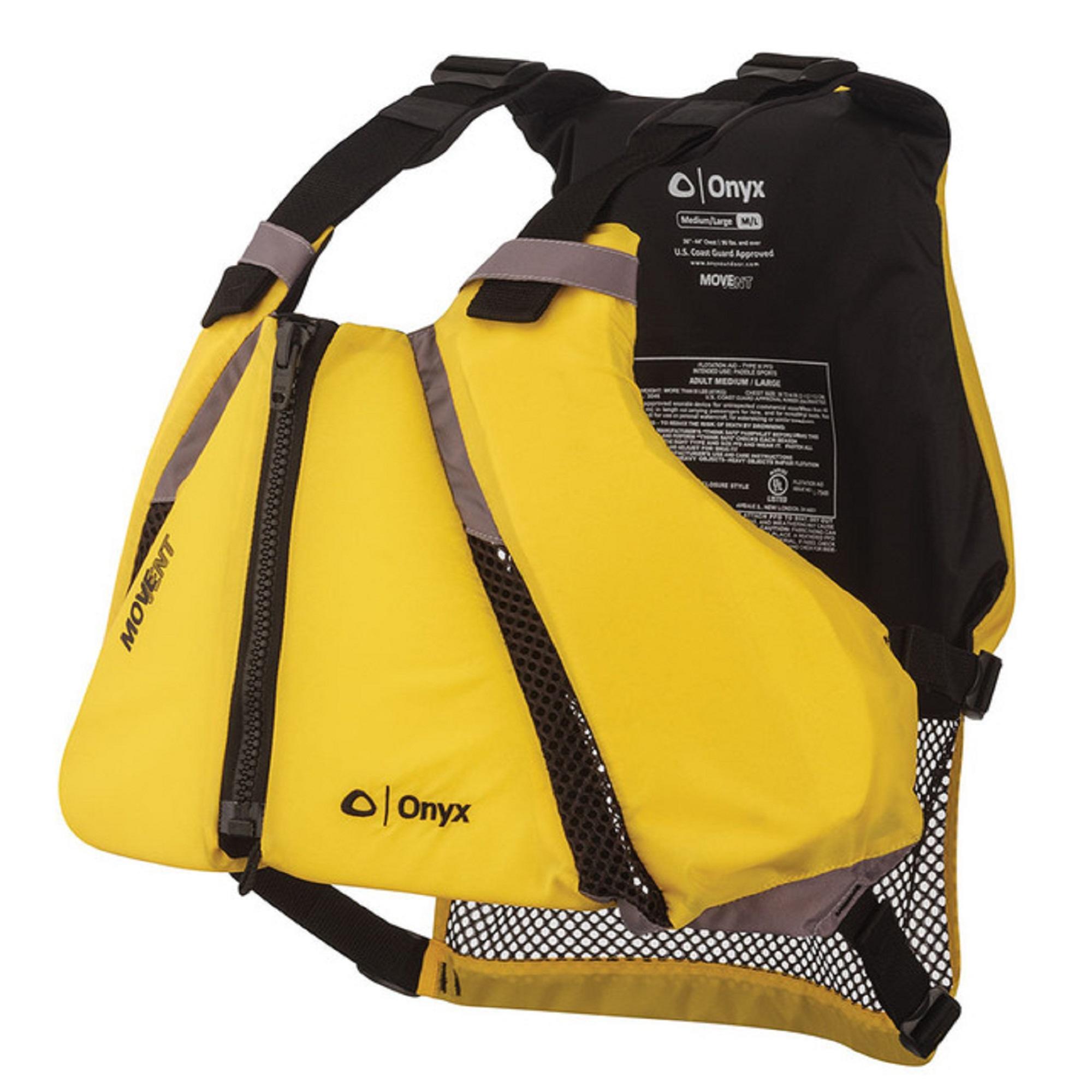 Onyx Movevent Curve Adjustable Life Jacket PFD Adult