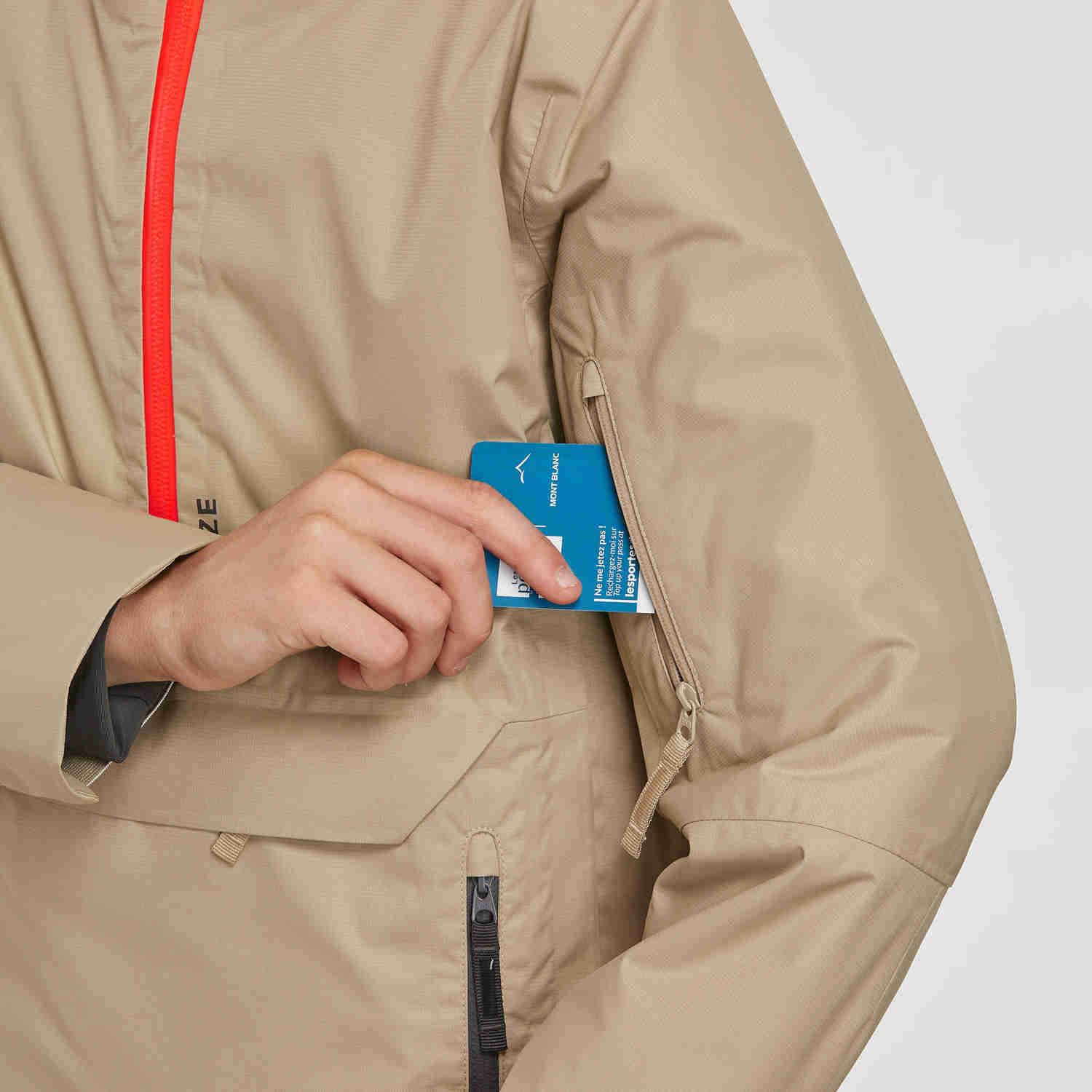FR500 Girls' Hooded Freeride Ski Jacket