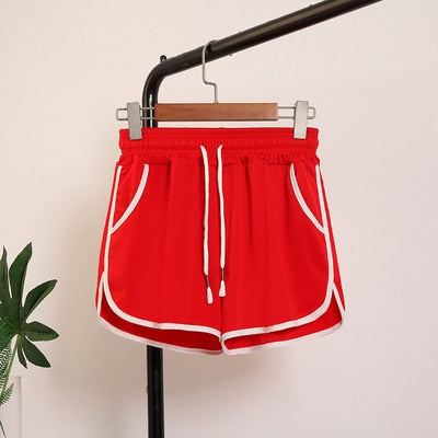 Elastic High-Waist Booty Shorts for Women - Casual Summer Style