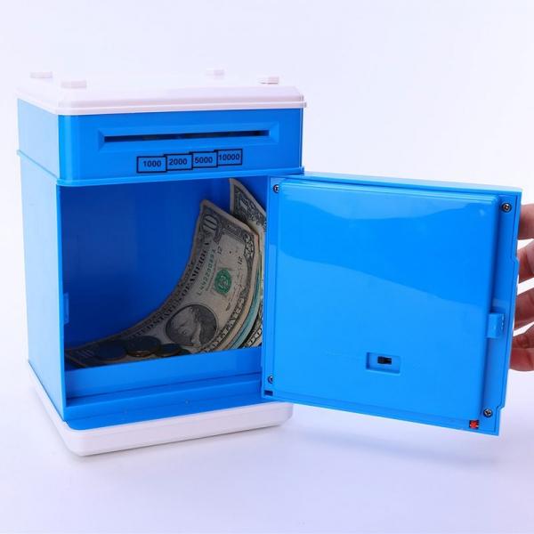 Electronic Mini ATM Piggy Bank for Kids - Secure & Educational