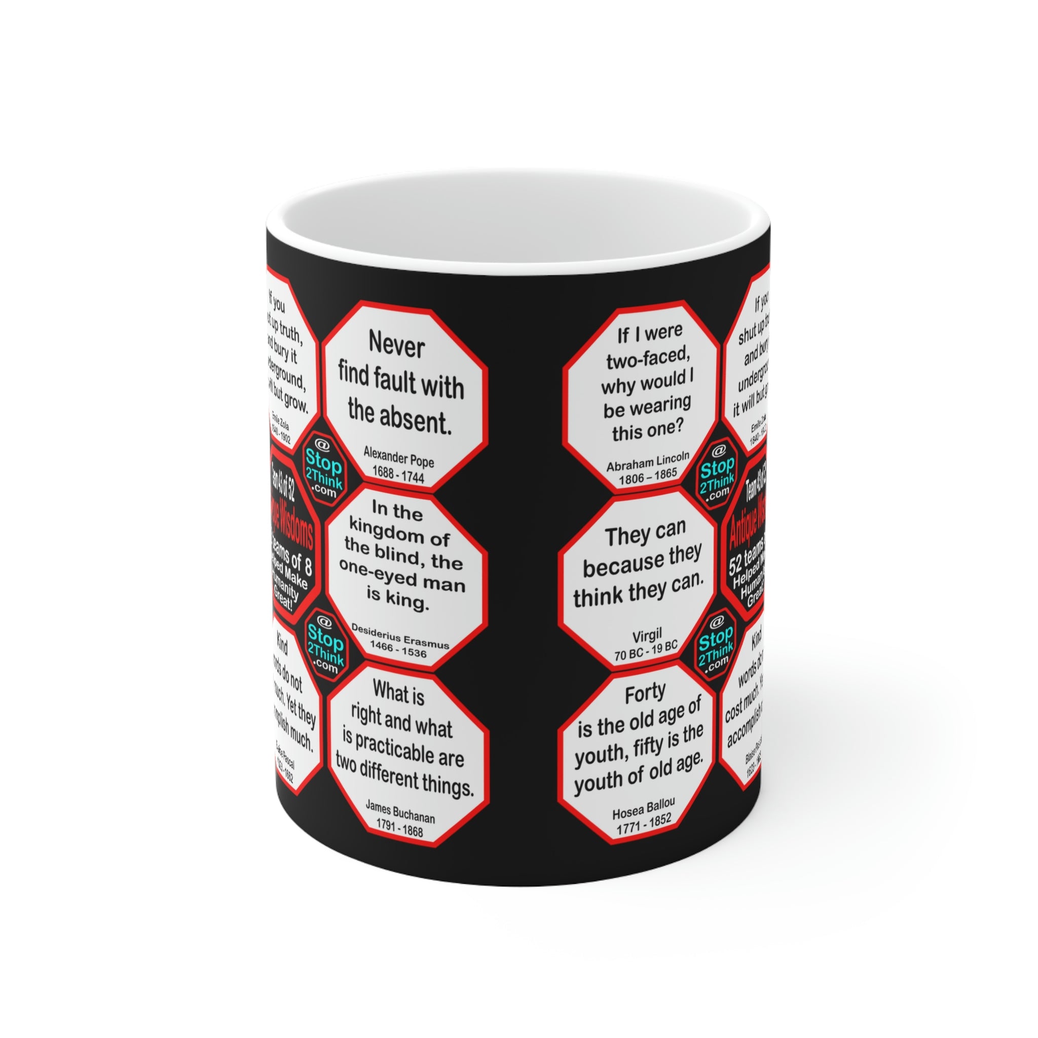Inspirational Wisdom Mug - Team 43 of 52 Teams