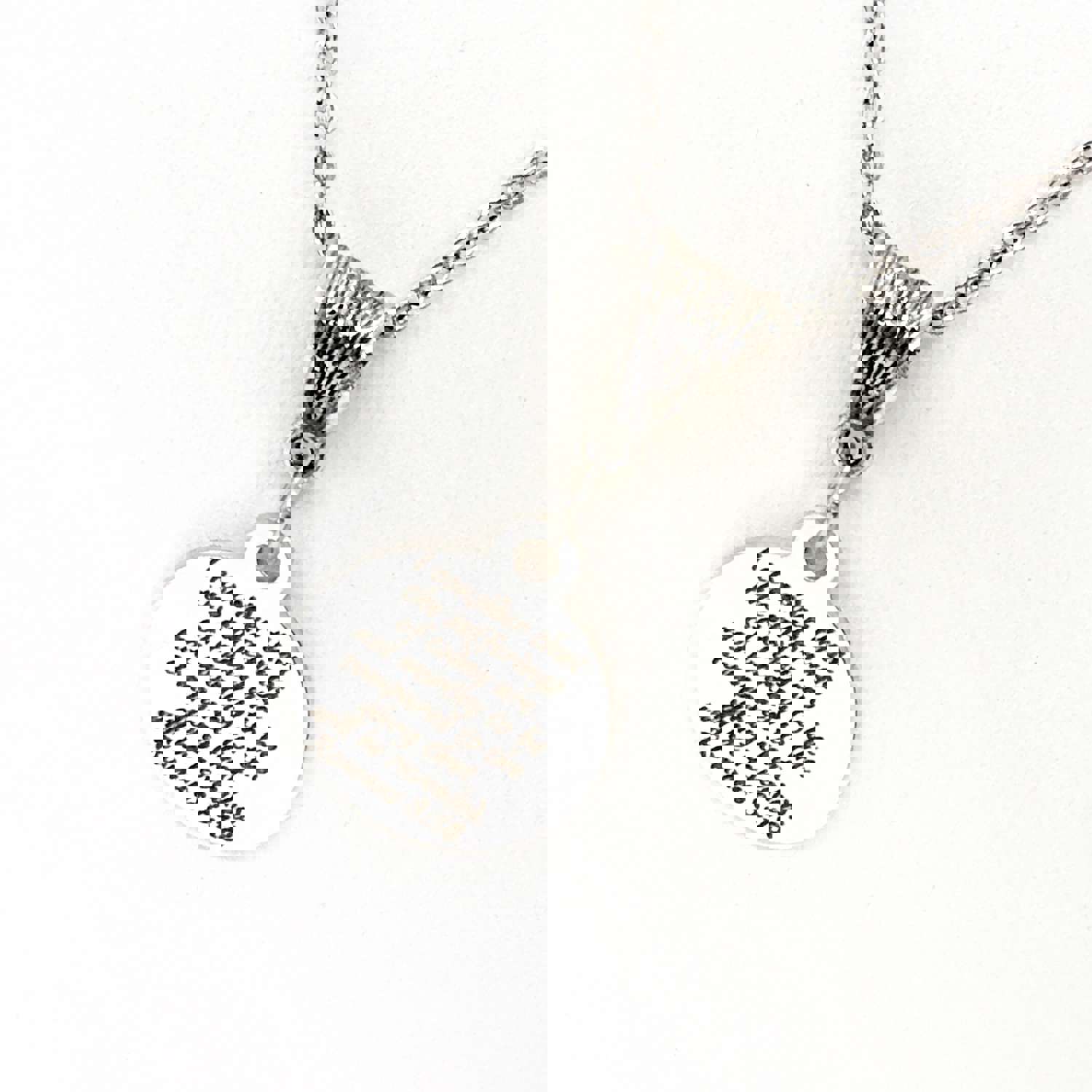 Scripture Jewelry - Romans 8:18 Stainless Steel Pendant Necklace