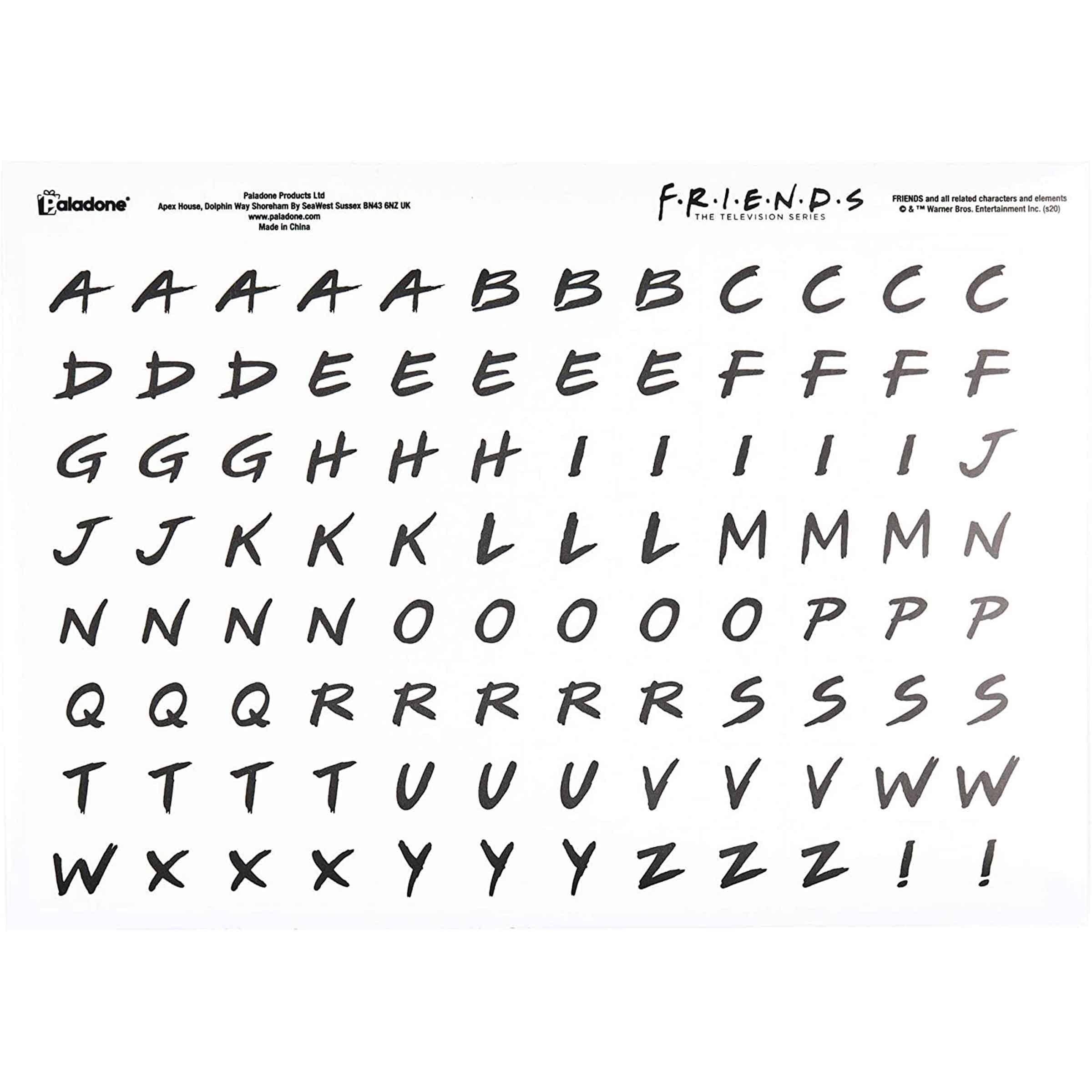 Friends TV Series Themed Waterproof Stickers