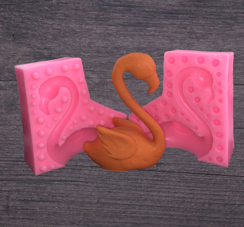 Flamingo Silicone Mold for Creative Baking and Crafting