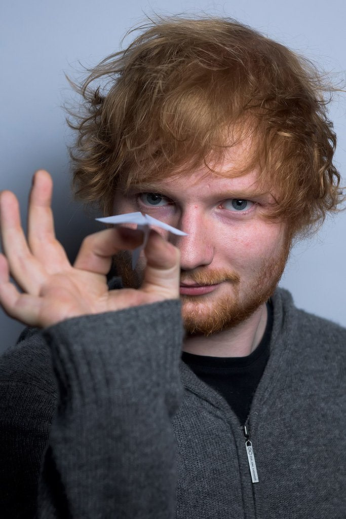 Ed Sheeran Music Poster - Vibrant Wall Art for Music Lovers