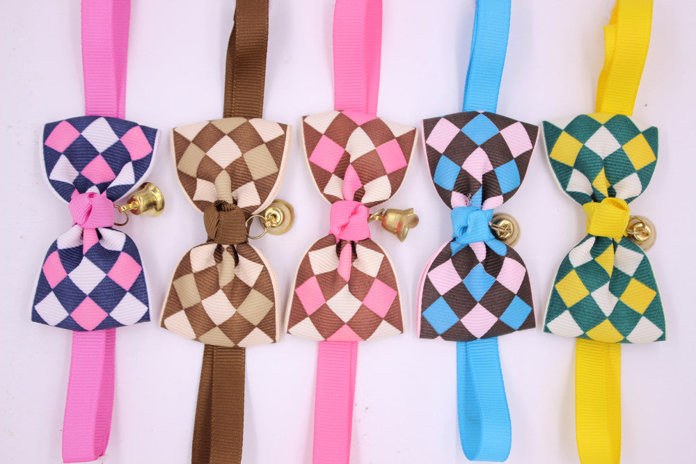 100pcs Mix Style Dog Bow Ties - Adjustable Neckties for Pups, Grooming Essentials
