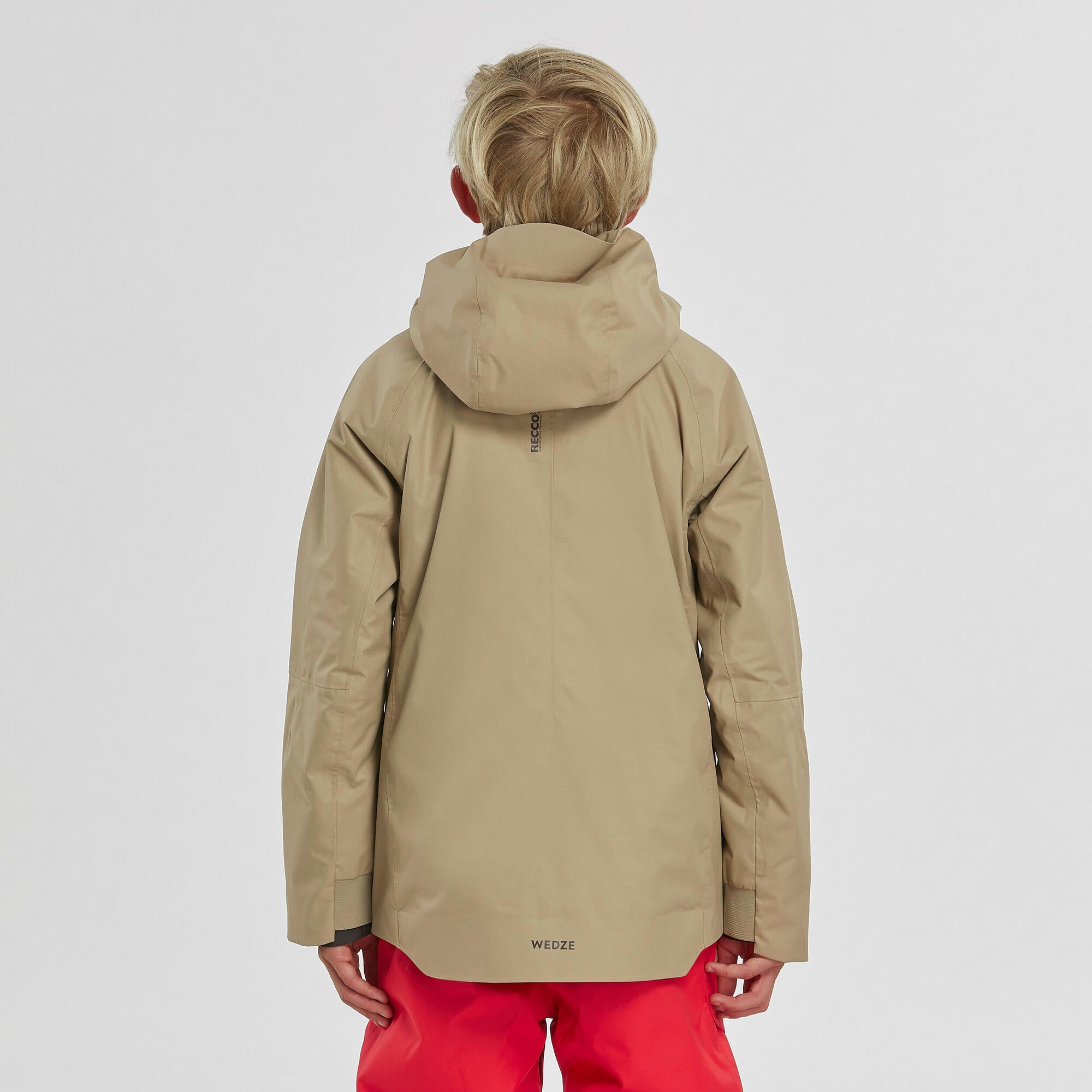 FR500 Girls' Hooded Freeride Ski Jacket