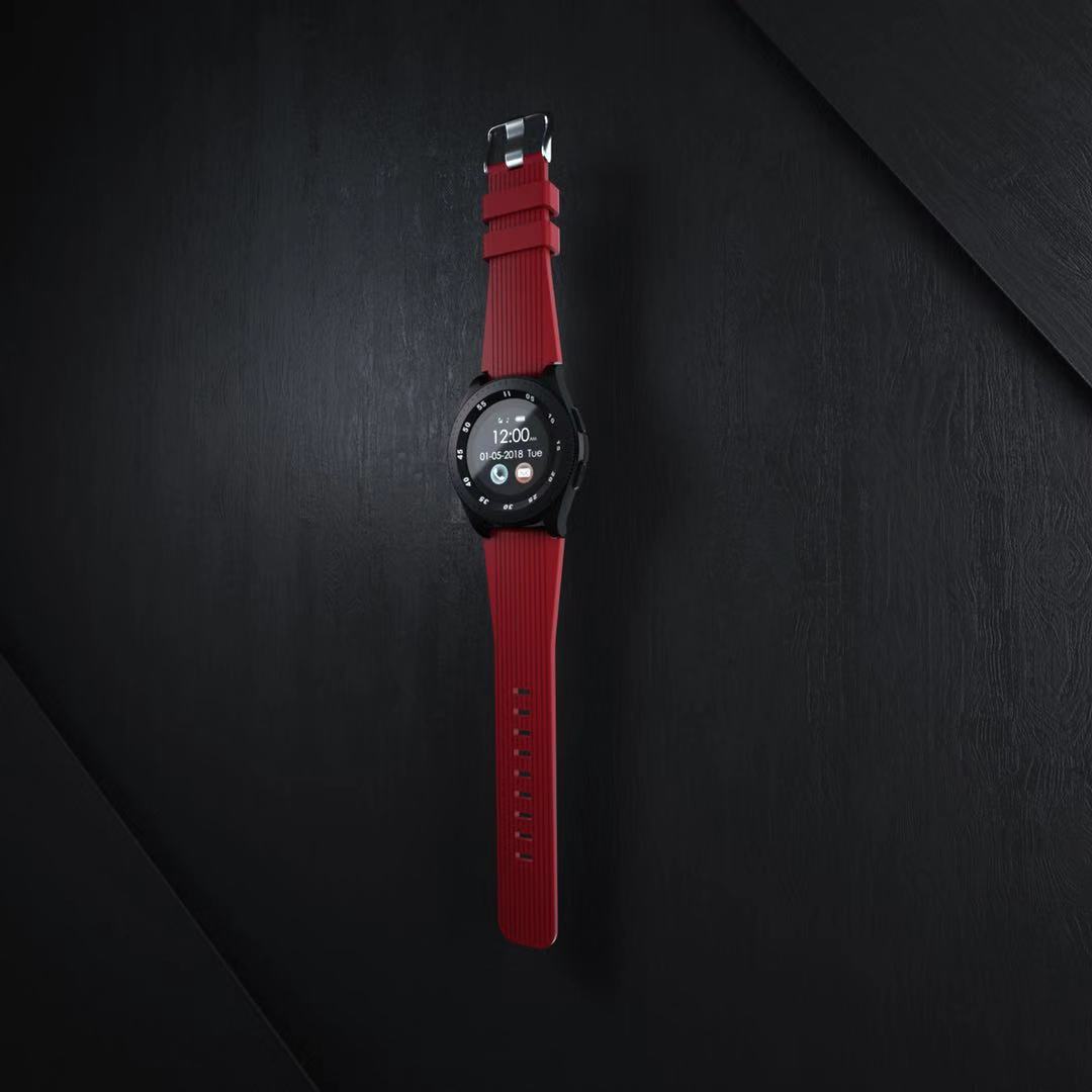 Smart Silicone Wristband Watch with Health Tracking