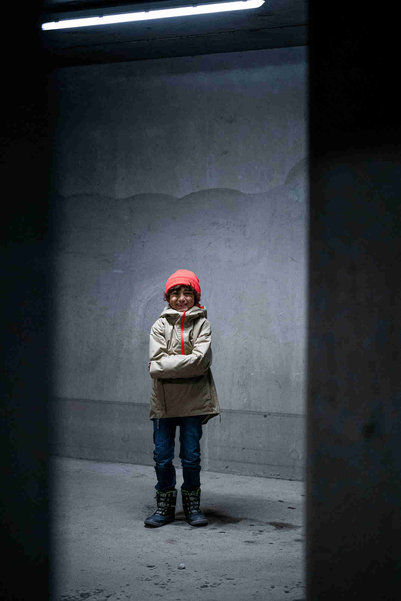 FR500 Girls' Hooded Freeride Ski Jacket