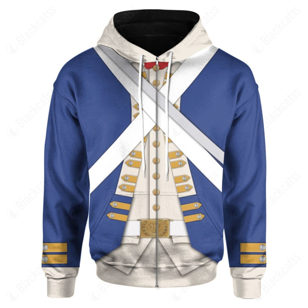 Historical Hessian German Soldiers Custom T-Shirt