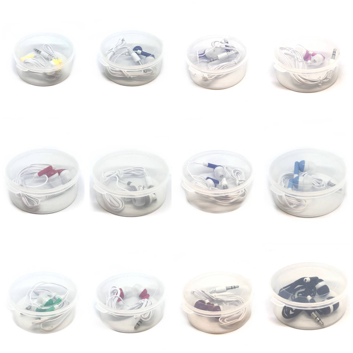 High-Quality Stereo Earbuds with Multiple Color Options