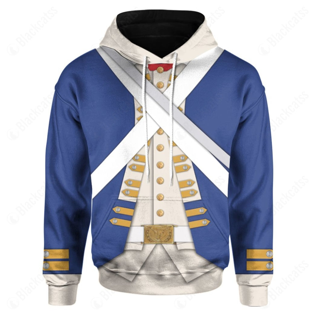 Historical Hessian German Soldiers Custom T-Shirt