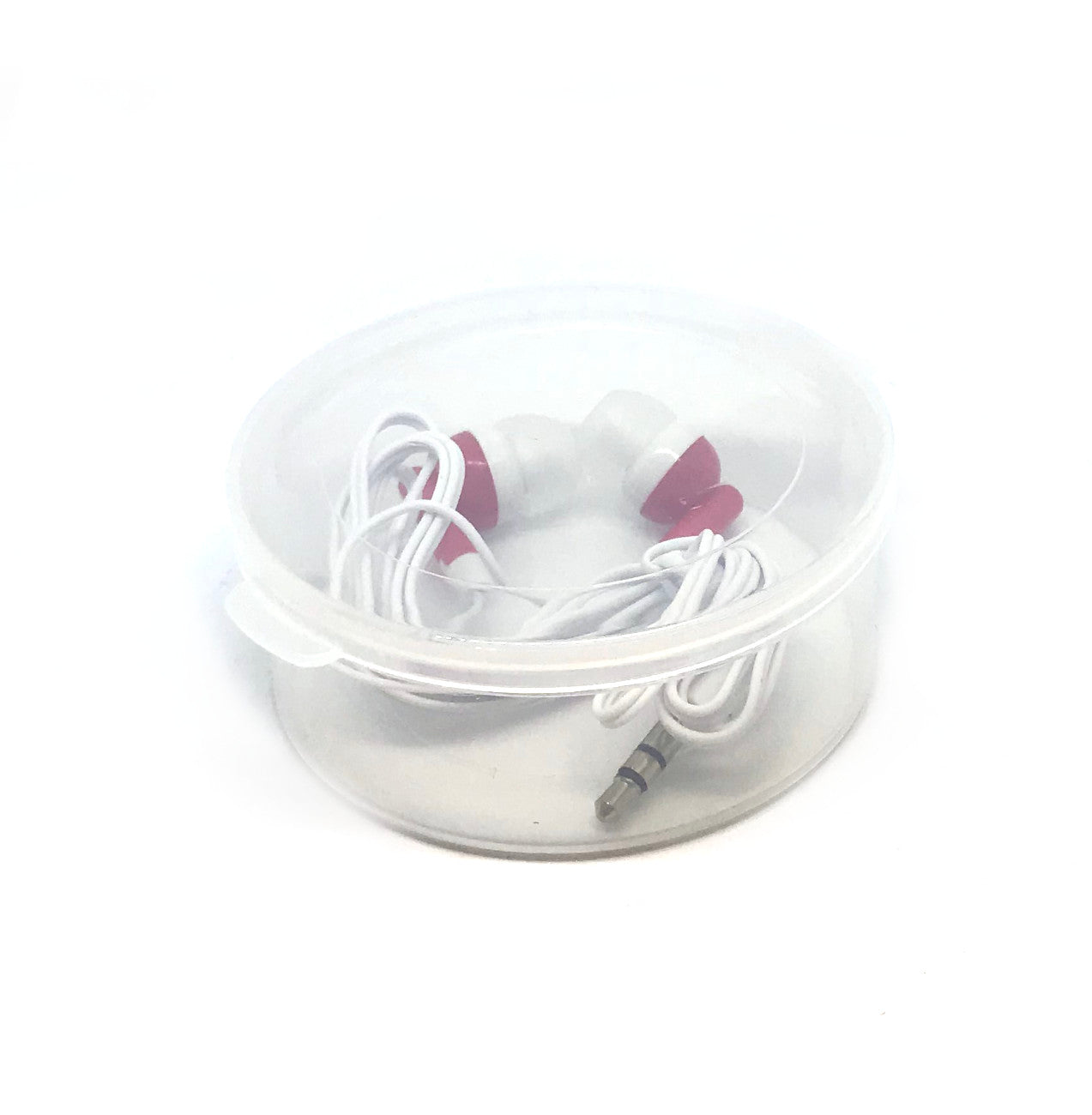 Premium Red Stereo Earbud Headphones