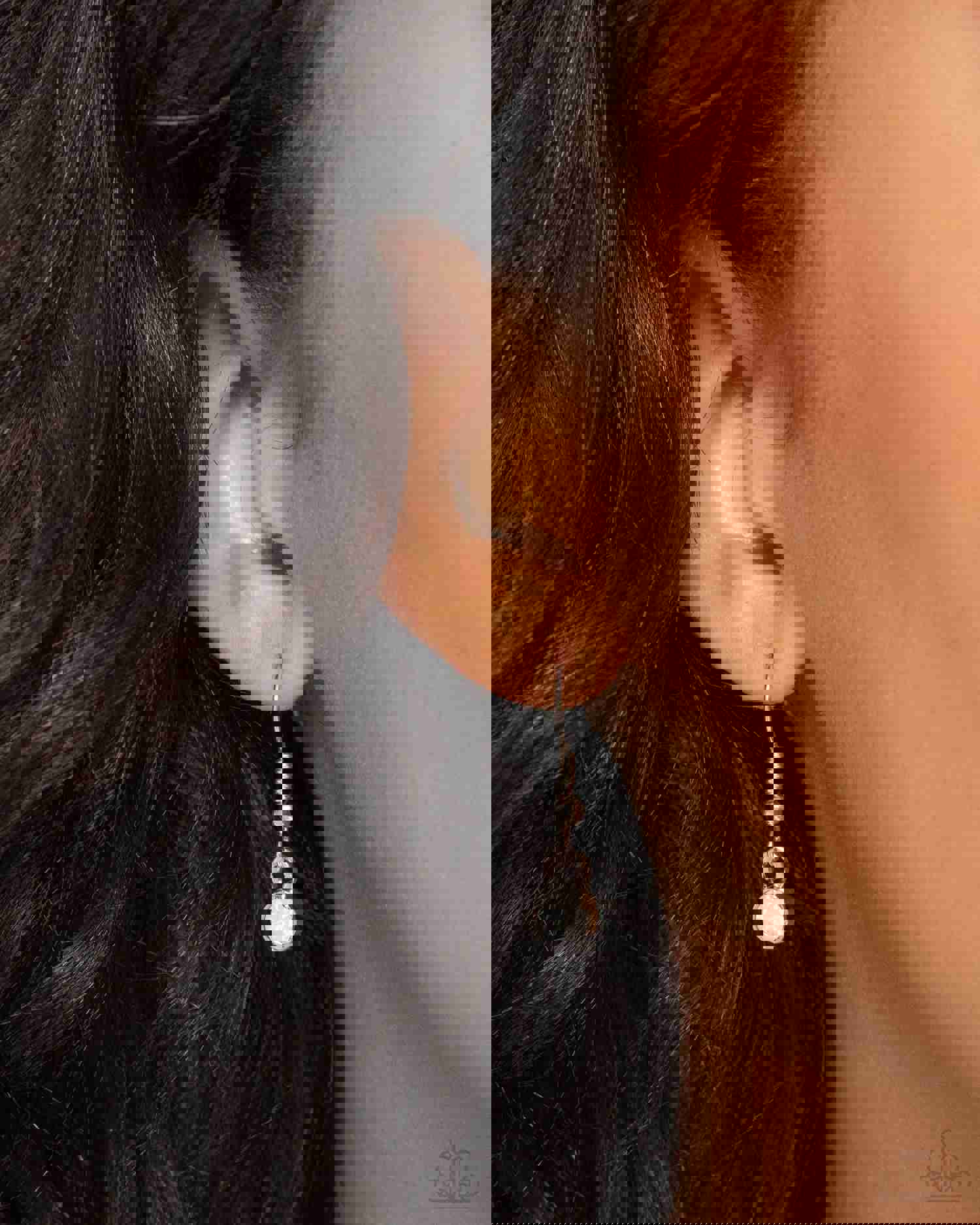 October Birthstone Elegance - Silver & White Set