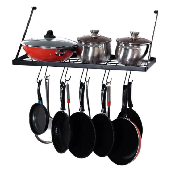Elevate Your Kitchen Style with Wall-Mounted Cookware Organizer