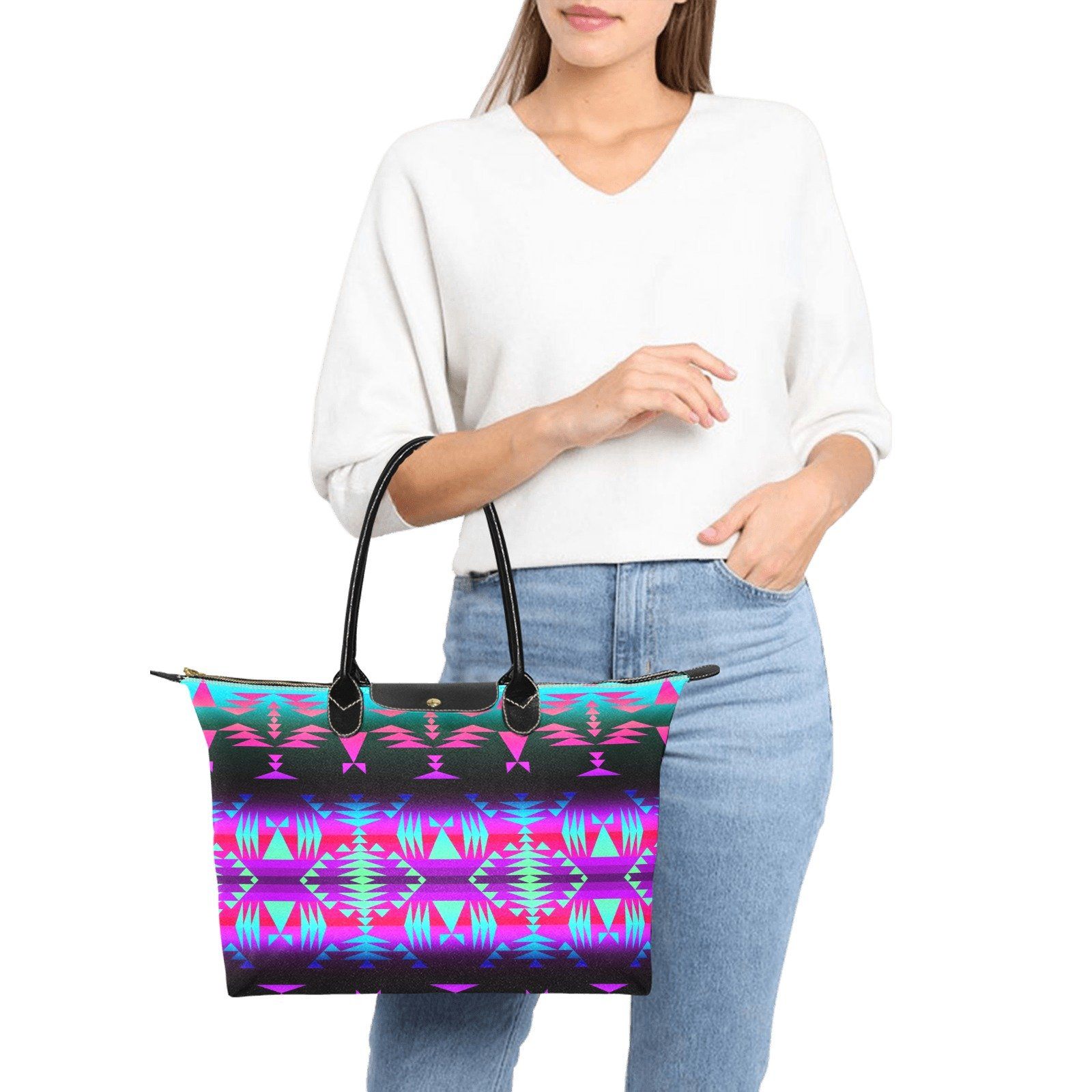 Stylish Nylon Single-Shoulder Handbag for Fashion Women