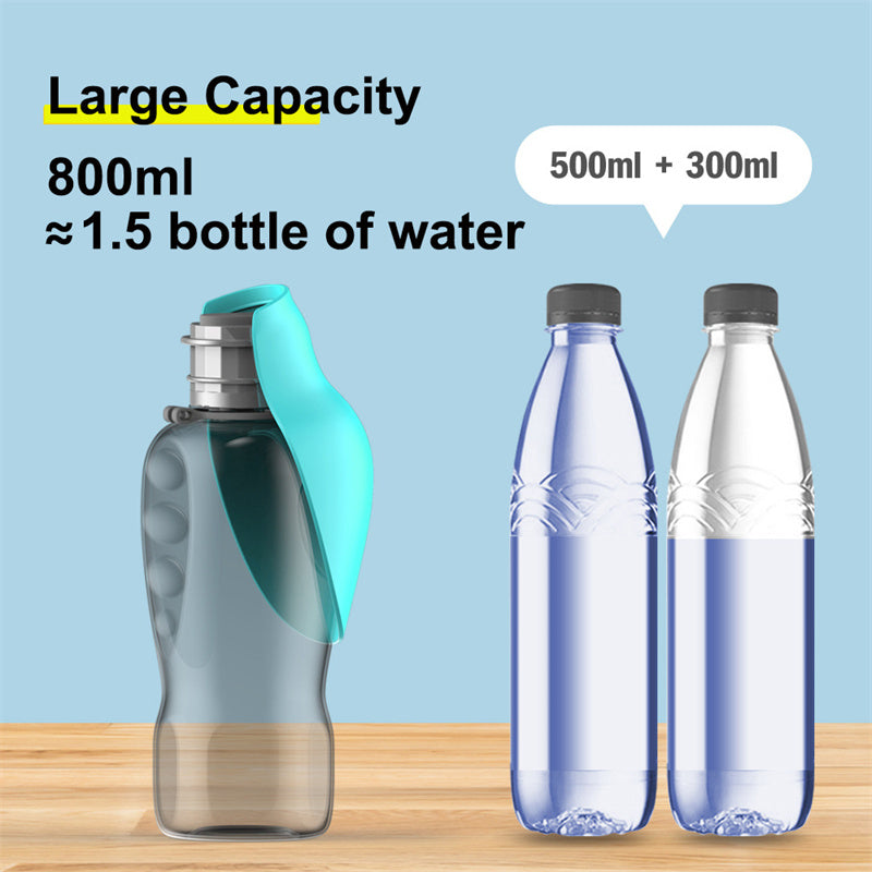 Portable Dog Water Dispenser with Large Capacity and Foldable Bowl