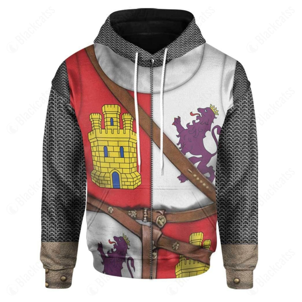 Epic Medieval Knight T-Shirt - Custom Sublimation & DTG Print