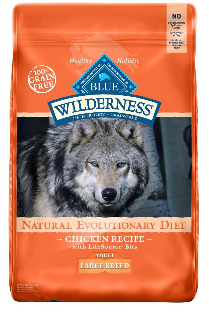 Blue Buffalo Wilderness Grain-Free High Protein Salmon Recipe for Large Breed Dogs