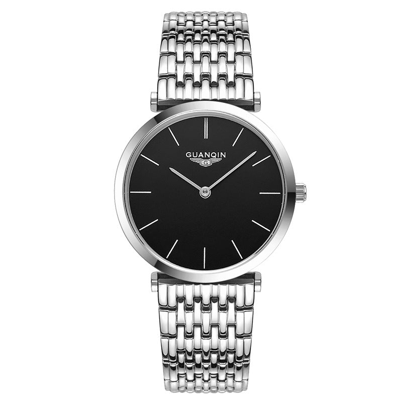 Stylish Quartz Watch with Sapphire Crystal, Water-Resistant for Men and Women