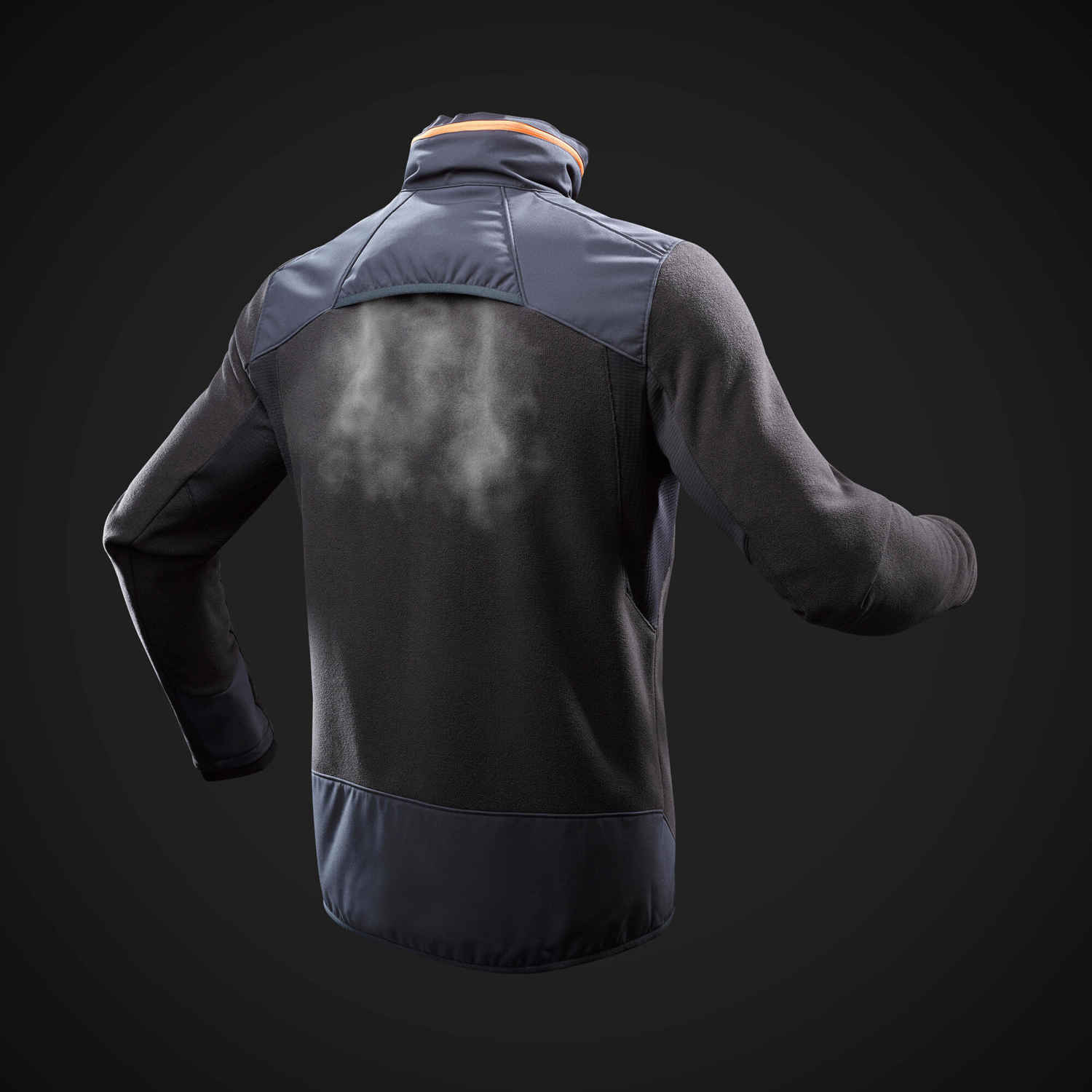 Quechua Men's SH500 Waterproof Hiking Fleece Jacket