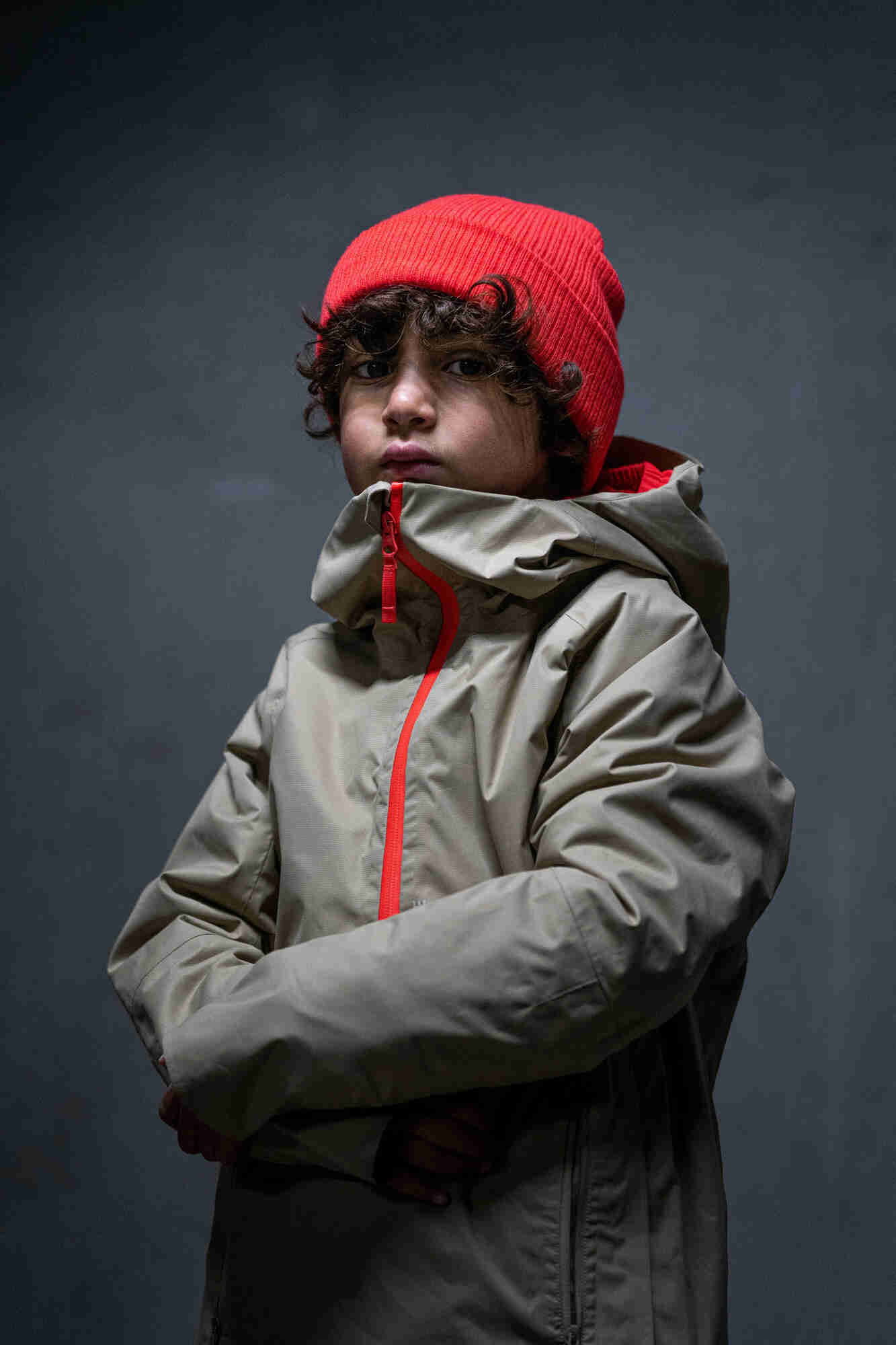 FR500 Girls' Hooded Freeride Ski Jacket