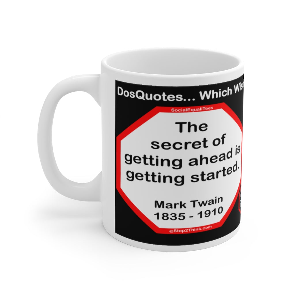 DosQuotes Mug: Twain vs. Diogenes - Wisdom in a Cup