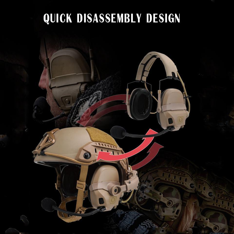 Military Grade Tactical Headset with Noise Reduction