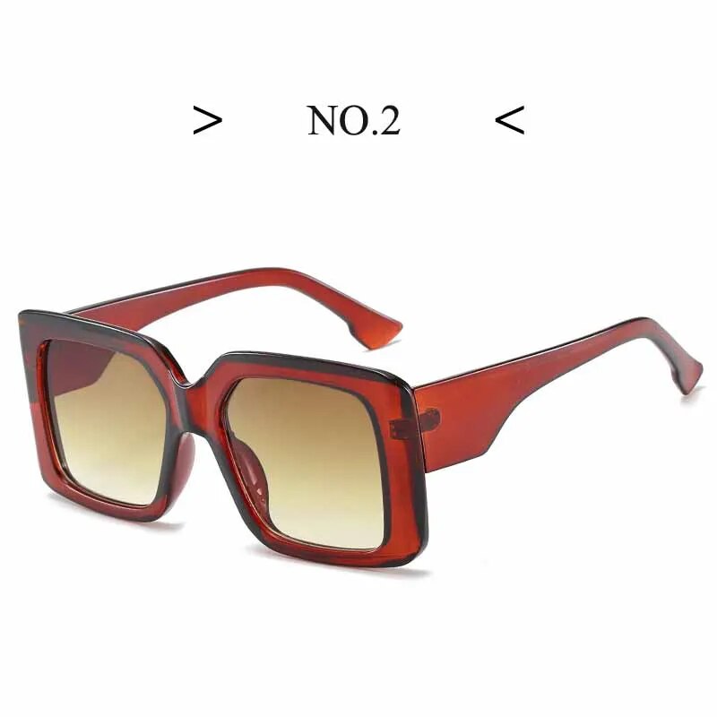 Stylish Oversize Square Sunglasses for Women