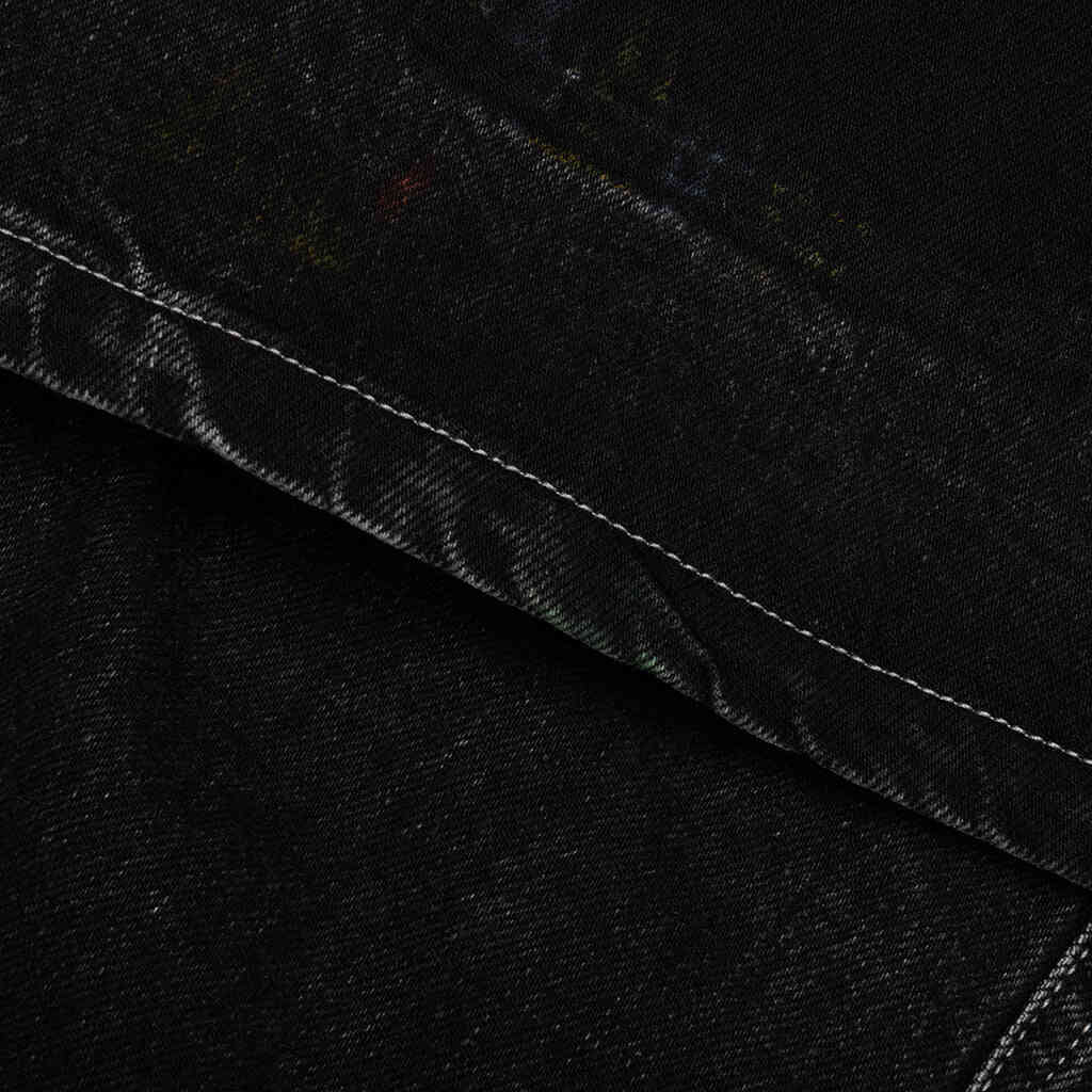 Maison Margiela Paint Denim Jacket - Black